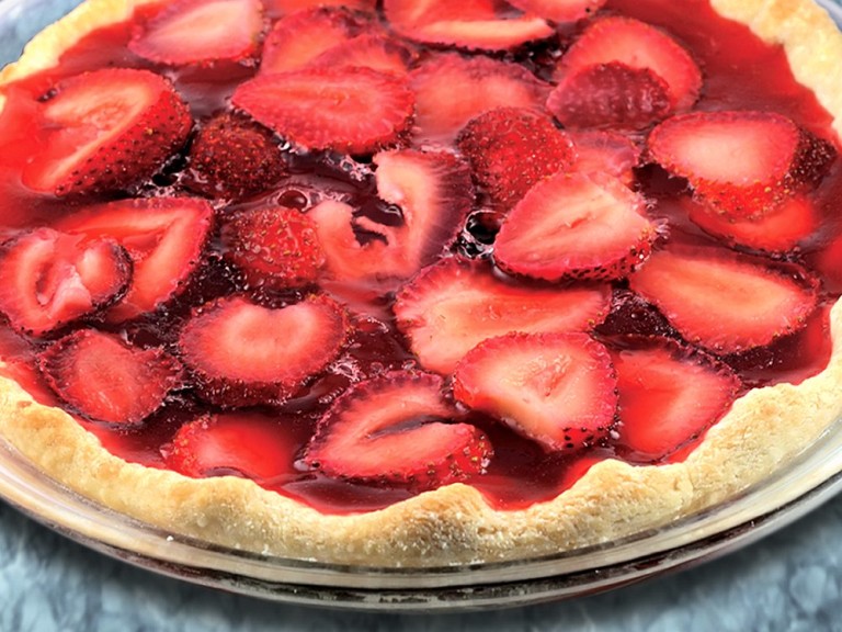 Glazed Fresh Strawberry Pie